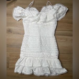 White ASTR lace dress